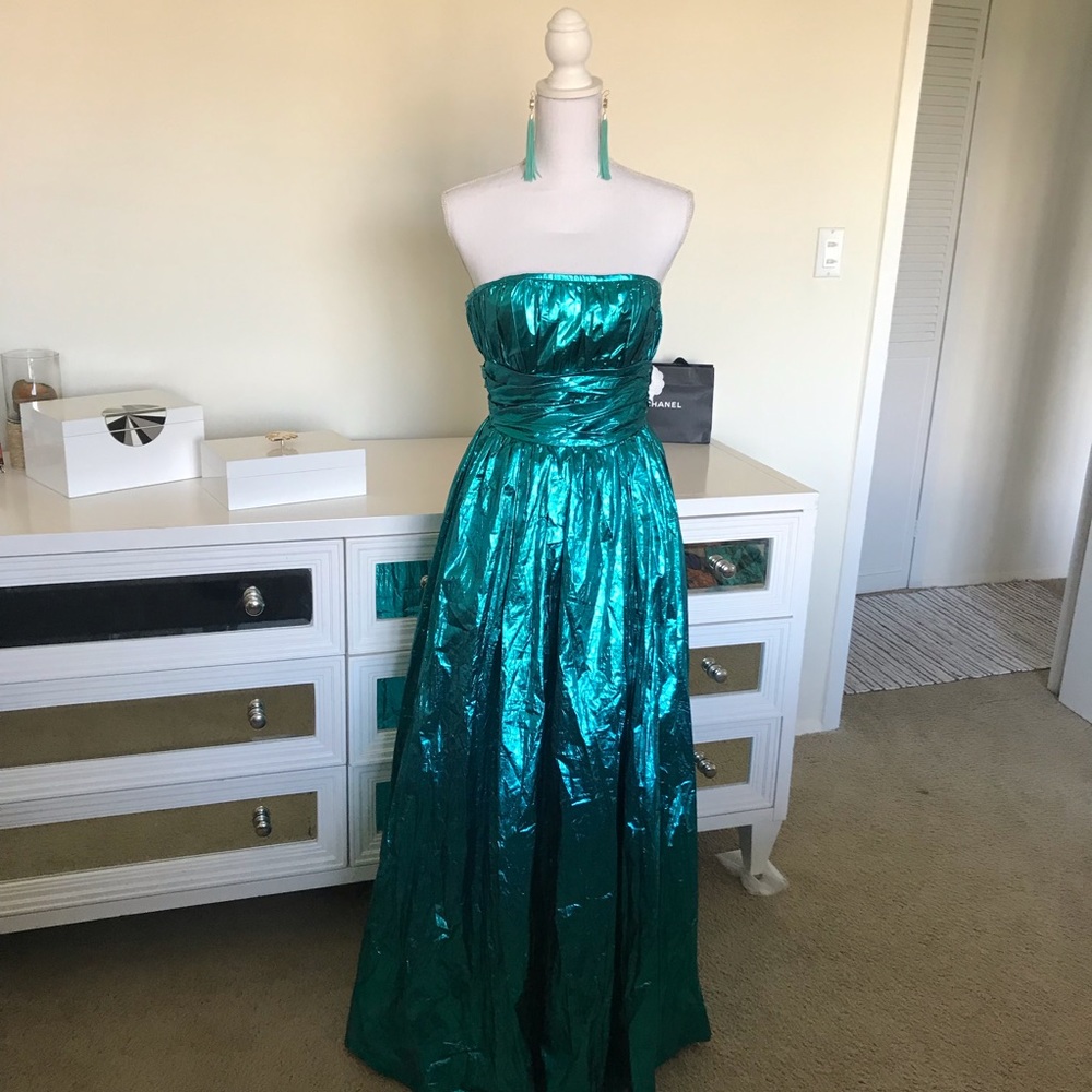 Metallic Dress, Vintage! Made in London.